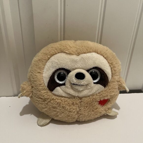 Dan Dee Collectors Choice Roly Poly Buddy Ball Sloth Plush 6" Valentine's Day - Picture 1 of 7
